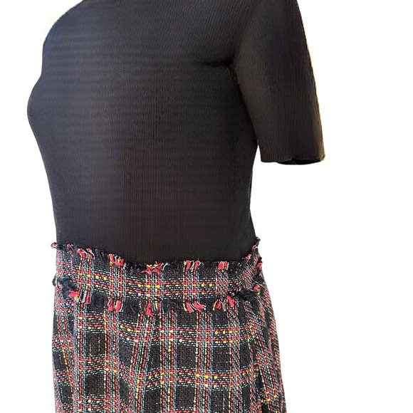 TED BAKER Metallic tweedy boucle A-line dress - Picture 3 of 6